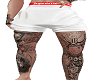 Shorts White Tattoo v2