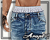Jean shorts .