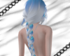 Blue and White Long Hair