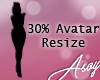 P| 30% Avatar Resize