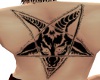 pentagram  back tatto