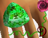 [D] Green Diamond Ring L