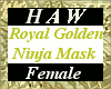 Royal Golden Ninja Mask