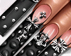 Chrome Black Nails