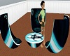 -x- toxic teal chairs