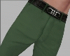 Straight  Green Pants