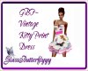 GBF~Vintage Kitty Dress