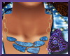 PBF*Blue Tiered Necklace
