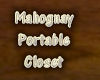 Mahogany Closet