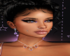lilac diamond necklace