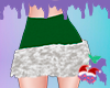 🍒 Green Fur Skirt