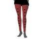 black skirt w red lace