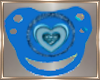 Blue Heart Pacifier