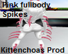 Pink full body spikes
