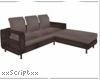 SCR. Brown & Beige Couch