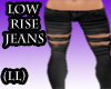 (LL)Black Low rise Jeans