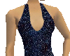 Blue glitter dance dress