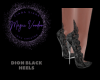 Dion Black Heels
