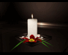 [K] CANDLE FLOWER DECO