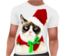 T -shirt, cat, Christmas