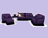purple passion 5pc couch
