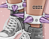 !!D Ankle Spike Lilac