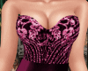 Busty Burgundy Gown