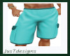 JT Beach Cargo Teal