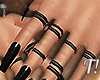 T! Doll Black Nails/Ring