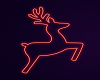 Flashing Red Reindeer