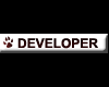 White Developer Tag