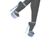 *D!OR Blue/White Heels