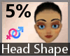 Head Shaper Thick 5% F A