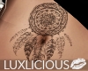 Mandala Belly Tattoo