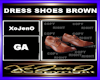 DRESS SHOES BROWN