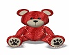 red cuddle bear