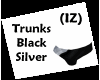 (IZ) Trunks Black Silver