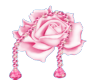 glitering diamond rose