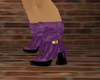 purple fringe boots