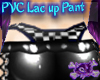 PVC LaceUp *checkerpanty