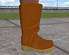 Orange Rain Boots (M)