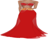 Spike Gown Red