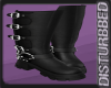 ! HolidayBlk Leath Boots