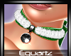 Sexy Santa Choker Green