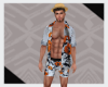 Orange Poppy Shorts