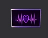 neon heart beat picture