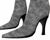 velvet  boot grey