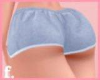 f. cozy shorts blueish