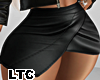 Elegant Leather Skirt L