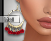 Mel*Timea  Red Earrings